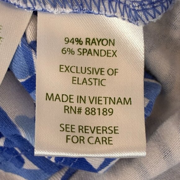 Lilly Pulitzer Riviera Smocked Romper Womens XS Blue Tang Skort Tie Straps Beach - Picture 6 of 13